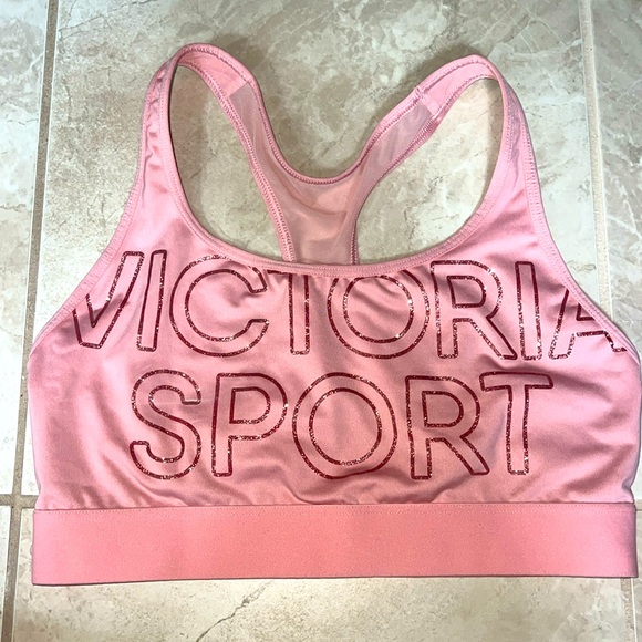 VICTORIA SPORT Pink Sports Bra - Picture 1 of 2
